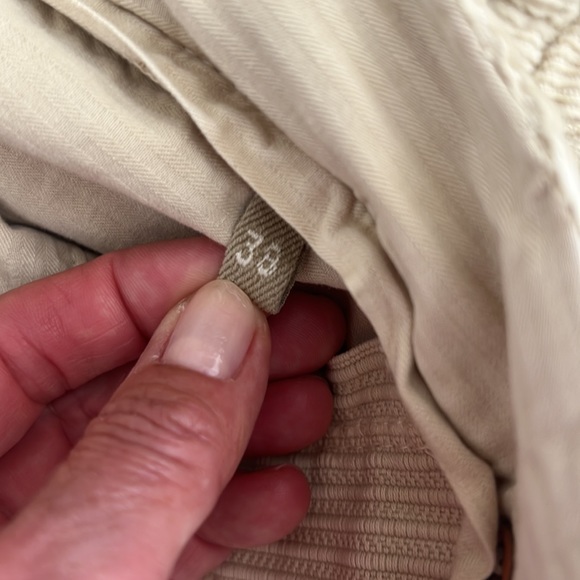 Mens eggshell corduroy cotton pants. size 38. - Picture 4 of 4